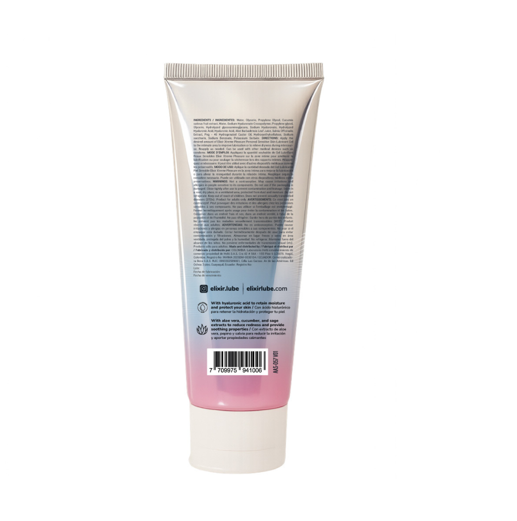 Lubricante Íntimo Piel Sensible Elixir 100 ml