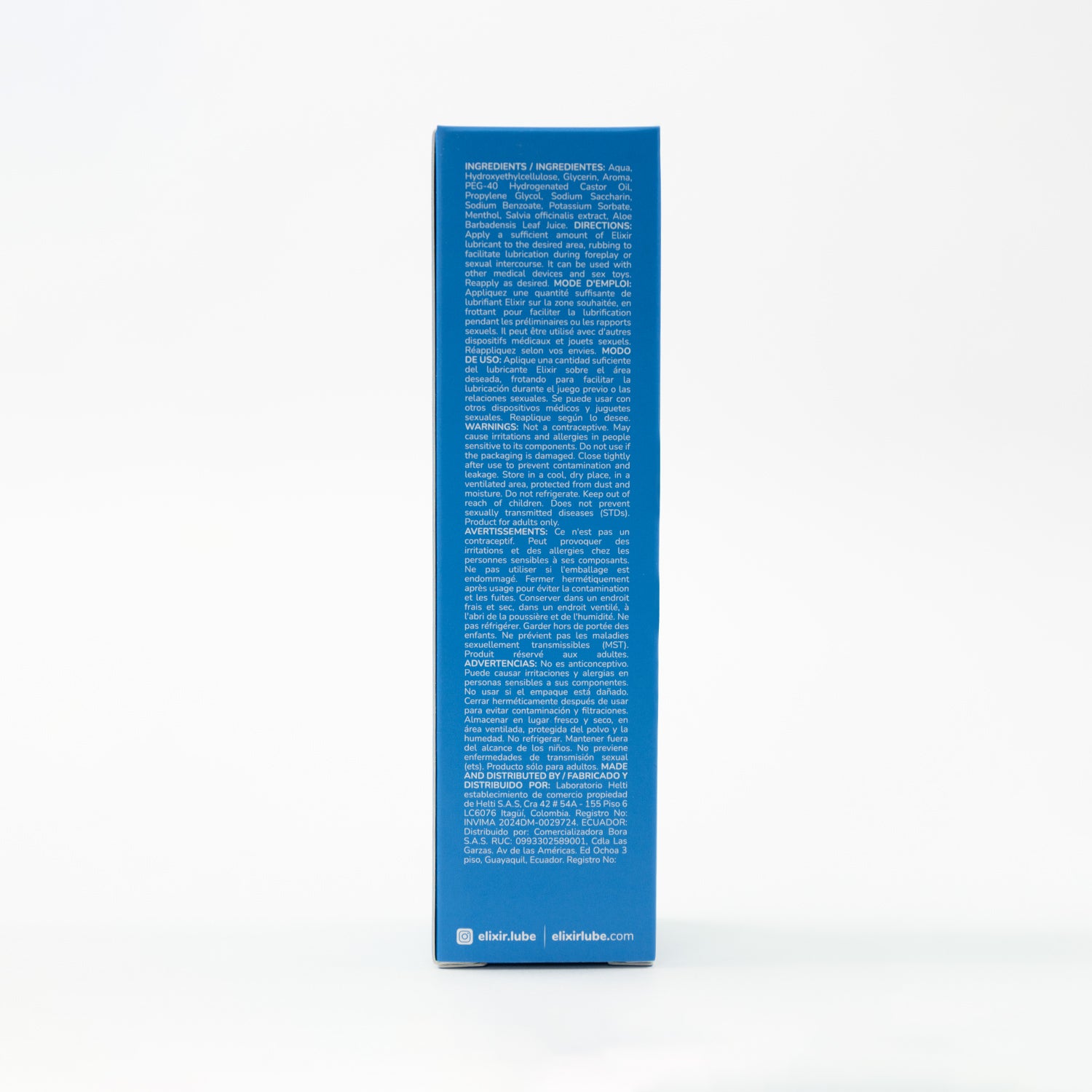 Lubricante Íntimo Frío Cool Sensation Elixir